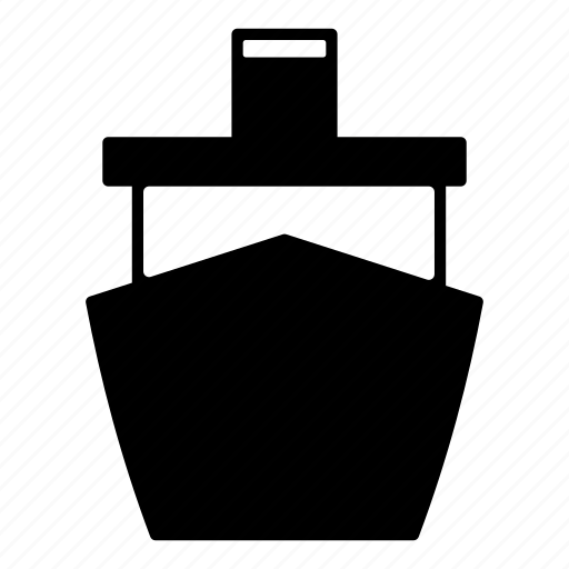 Ship, front, view, cargo, shipping, delivery, sea icon - Download on Iconfinder