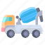 mixer, truck 