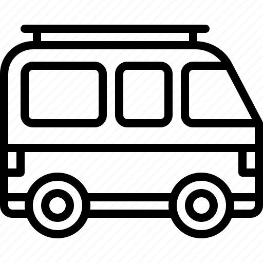 Van, minibus, wheels, car, vehicle icon - Download on Iconfinder