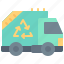garbage, truck, car, recycle, vehicle 