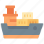 ship, cargo, vessel, logistics 
