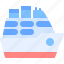 ship, cruise, ferry, boat, sea, yacht 