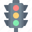 stop, traffic, light, road, sign 