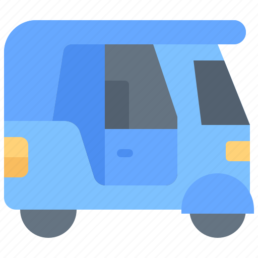 Tuktuk, transportation, car, vehicle, transport icon - Download on Iconfinder