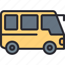 bus, transport, school, public, electric