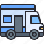 caravan, transportation, car, van, vehicle 