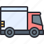 delivery, cargo, truck, deliver, transport, vehicle 