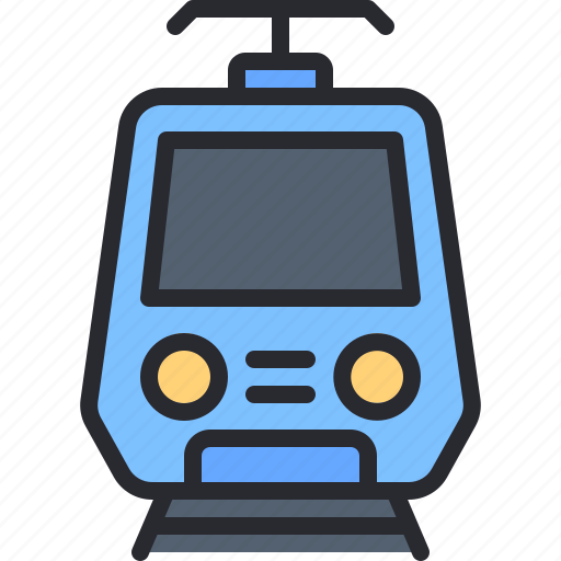 Electric, train, transportation, railway icon - Download on Iconfinder