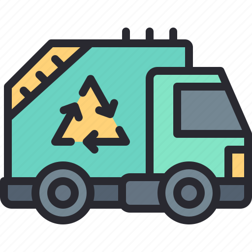 Garbage, truck, car, recycle, vehicle icon - Download on Iconfinder