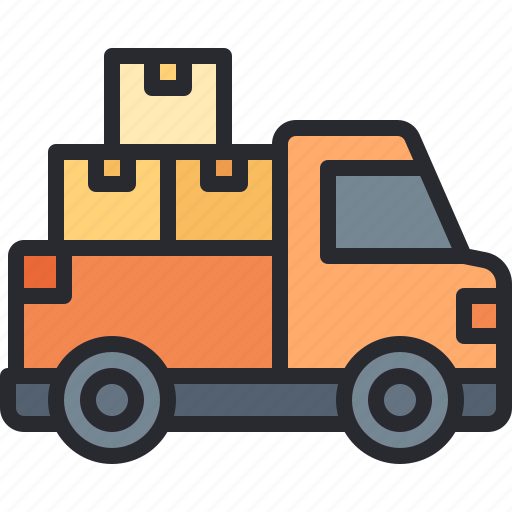 Pickup, truck, car, automobile, vehicle icon - Download on Iconfinder