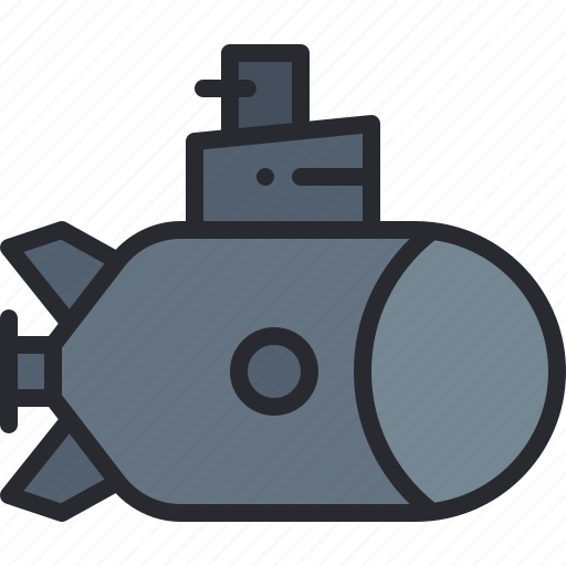 Submarine, submarines, nautical, navigate, transport icon - Download on Iconfinder
