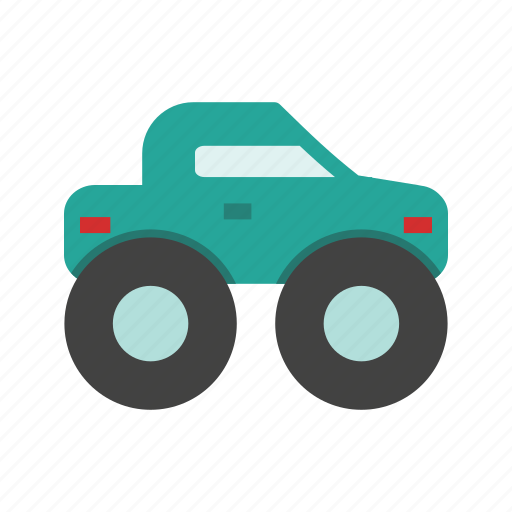 Big, drive, monster, offroad, race, truck, vehicle icon - Download on Iconfinder