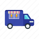 cone, cream, ice, icecream, summer, truck, van