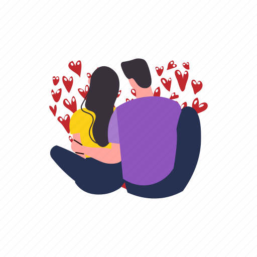 Couple, sitting, love, romantic, valentine icon - Download on Iconfinder