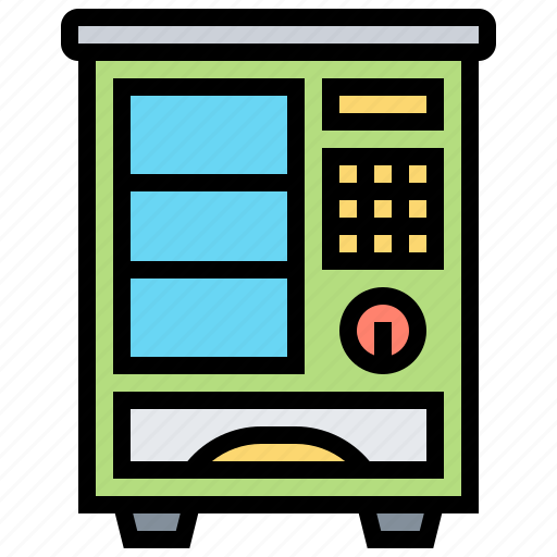 Automatic, beverage, machine, refrigerator, vending icon - Download on Iconfinder