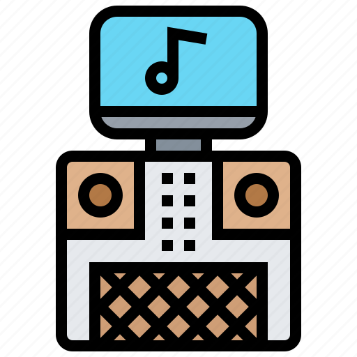 Instrument, karaoke, machine, music, singing icon - Download on Iconfinder