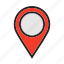 direction, gps, location, map, pin, venue 