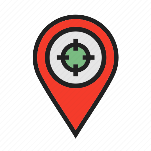 Compass, location, map, pin, target, venue icon - Download on Iconfinder