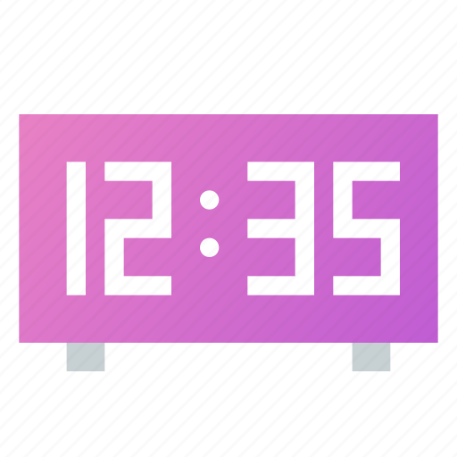 Clock, digital, table, watch icon - Download on Iconfinder