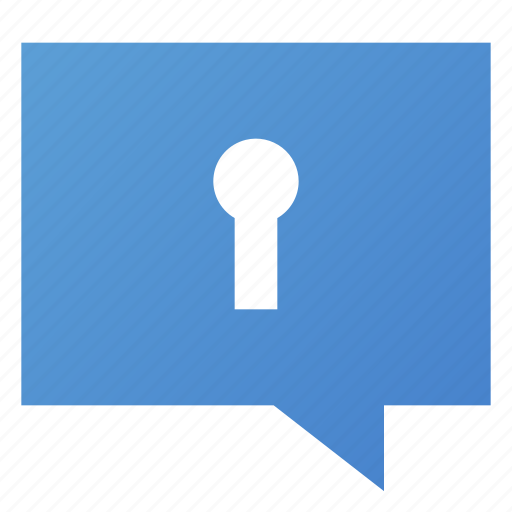 Bubble, message, private, secret icon - Download on Iconfinder