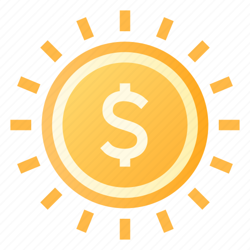 Coin, sun icon - Download on Iconfinder on Iconfinder