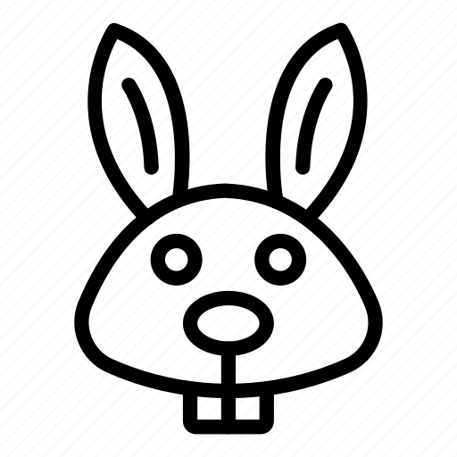 Animal, bunny, diet, ears, easter, hare, silhouette icon - Download on Iconfinder