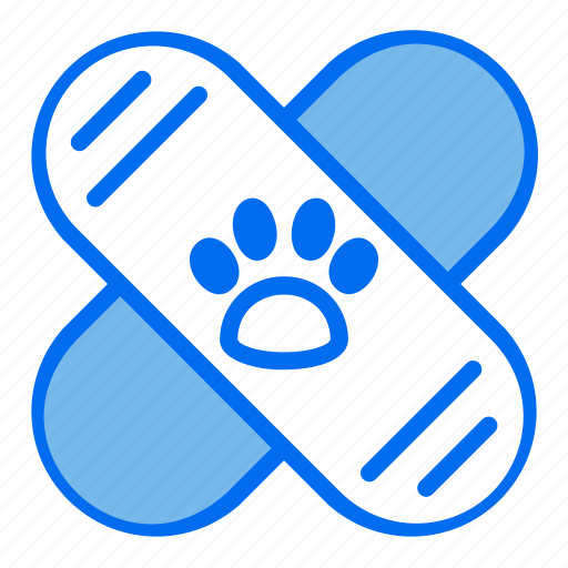 Bandaid, pet, vet, clinic, medic icon - Download on Iconfinder