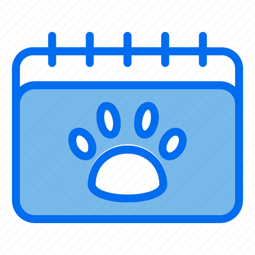 Calendar, appointment, pet, veterinary, schedule icon - Download on Iconfinder