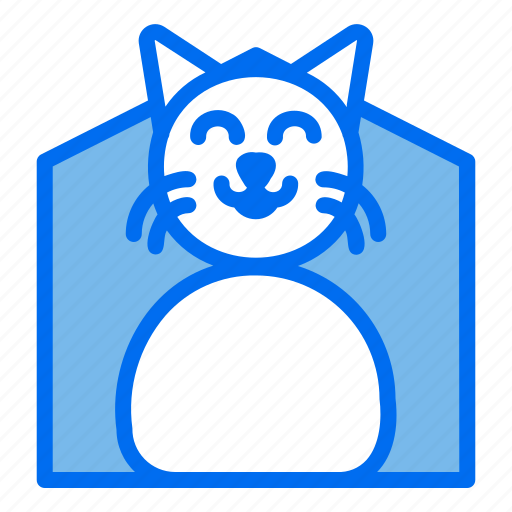 House, cat, home, pet, animal icon - Download on Iconfinder