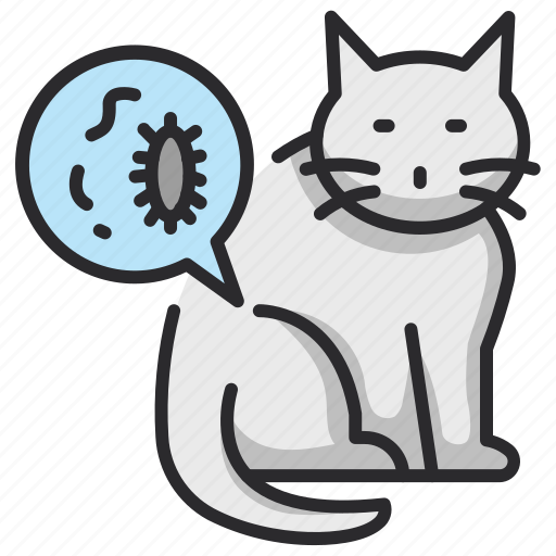 Cat, tick, flea, prevention, parasite, disease icon - Download on Iconfinder