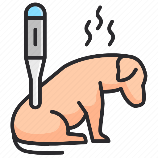 Veterinary, fever, temperature, pet, medical, healthcare icon - Download on Iconfinder