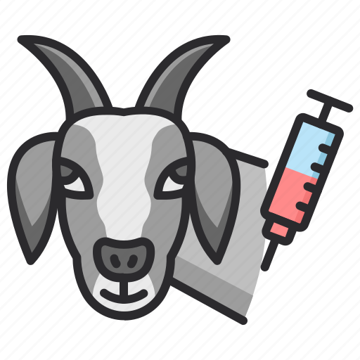 Veterinary, injection, medical, goat, treatment, healthcare icon - Download on Iconfinder