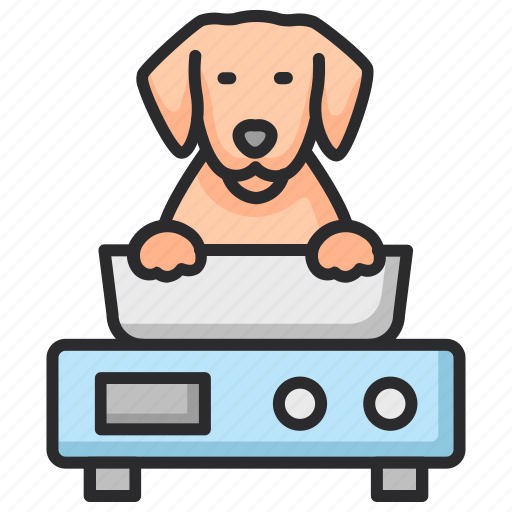 Weight, health, dog, healthcare, growth, test, machine icon - Download on Iconfinder