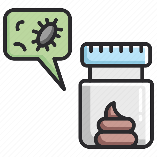 Veterinary, test, shit, germs, medical icon - Download on Iconfinder