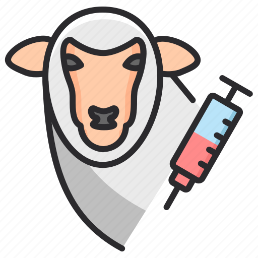 Veterinary, sheep, injection, vaccine, treatment, medical icon - Download on Iconfinder