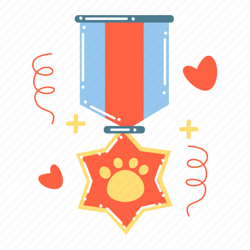 Reward, medal, award, veterinary, pet, animal, medical clinic icon - Download on Iconfinder