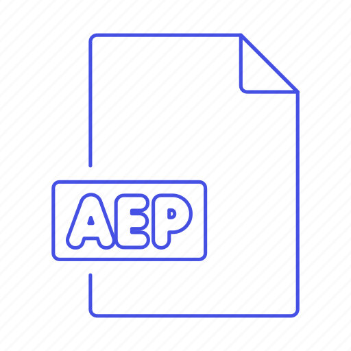 Aep, files, video icon - Download on Iconfinder