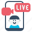 live, streaming, communications, smartphone, avatar 