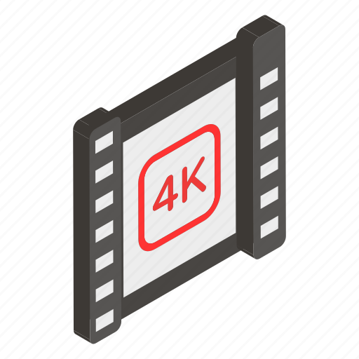 4k, video, reel, recorded, uhd, filming icon - Download on Iconfinder