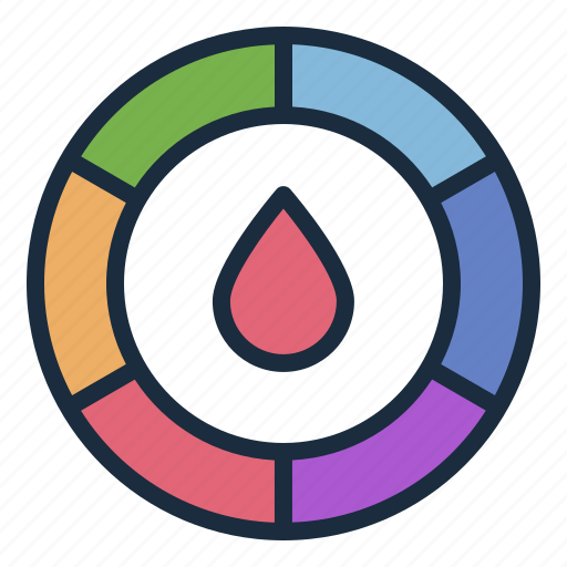 Edit, video, editing, circle, art, colour wheel, color wheel icon - Download on Iconfinder