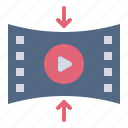 compress, video, file, minimize, size, footage, movie, film, cinema