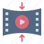 compress, video, file, minimize, size, footage, movie, film, cinema 