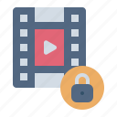 lock, video, file, footage, production, editing, edit, clip, locked