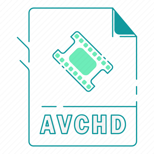 Avchd, extension, file type, format, type, video, video format icon - Download on Iconfinder