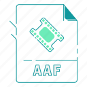 aaf, extension, file type, format, type, video, video format