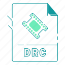 drc, extension, file type, format, type, video, video format