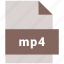 extension, file, mp4, music, video file format 