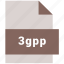 3gpp, file, video file format 