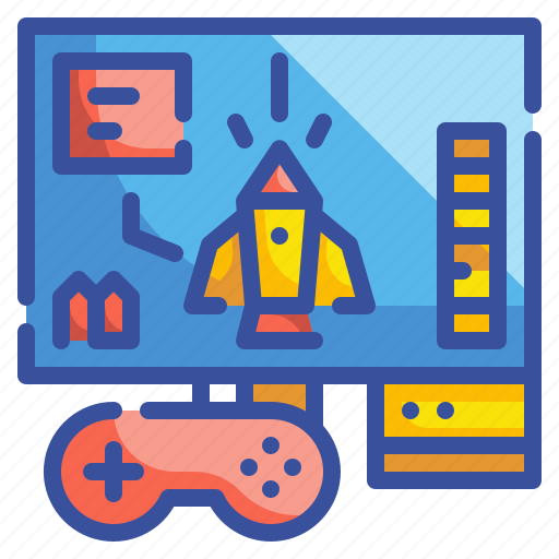Electronics, gaming, rocket, starship, technology icon - Download on Iconfinder