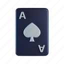 card, game, poker, spade, ace, gambling, casino